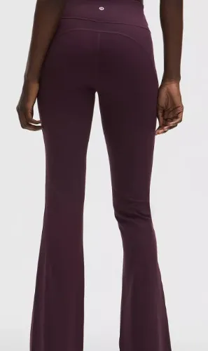 Groove Nulu High-Rise Flared Pant *Regular - black plum - 8