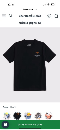 mclaren graphic tee Texas 