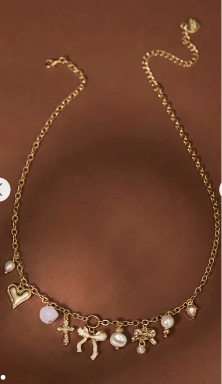 Blessed Bows Charm Necklace