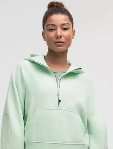 Scuba Oversized Half-Zip Hoodie - Solar Grey - XL/XXL