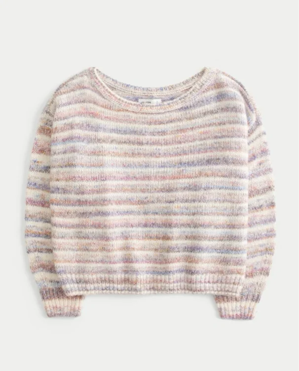 Slouchy Off-the-Shoulder Sweater