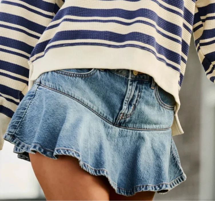 Hayden Denim Mini Skort