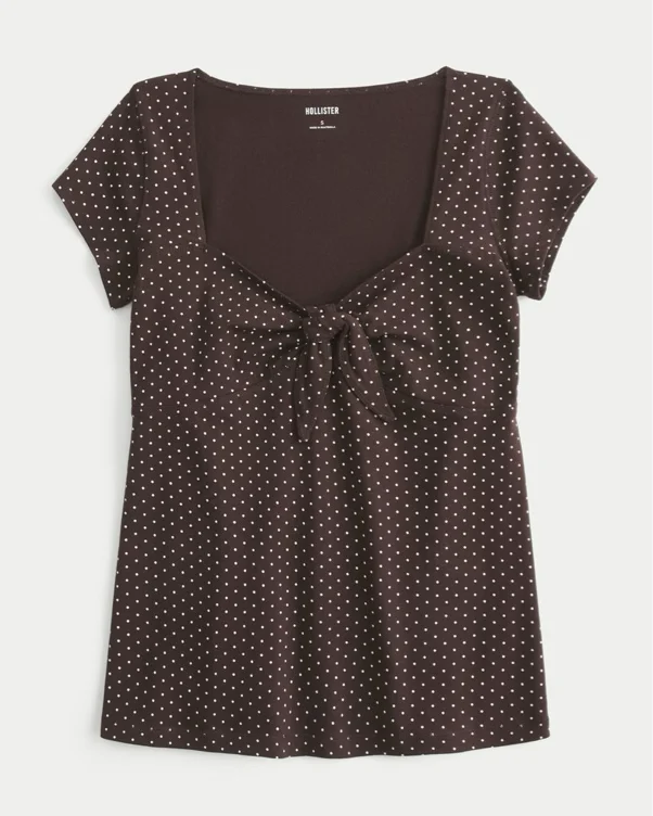 Easy Tie Bust Babydoll Top