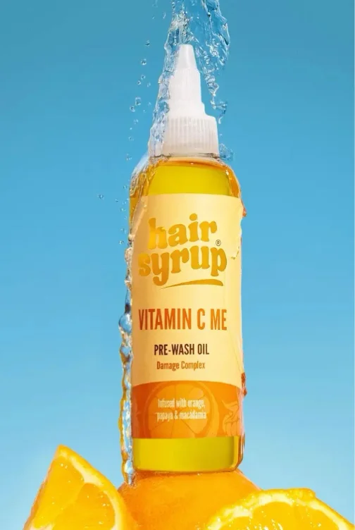 ⭐️Hair Syrup Vitamin C Me - With Macadamia, Orange & Argan Haircare - TikTok Shop