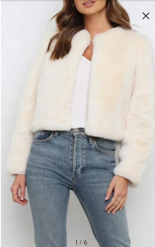 Petal & Pup Minnie Faux Fur Jacket | Nordstrom