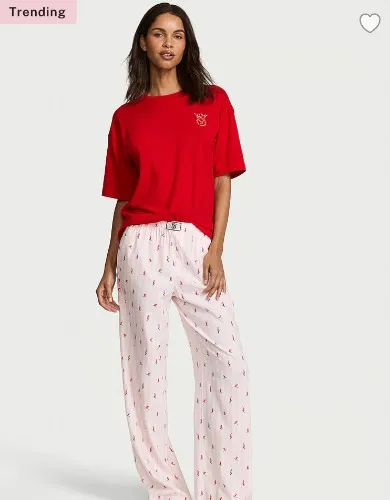 Victoria's Secret PJ Set in Red