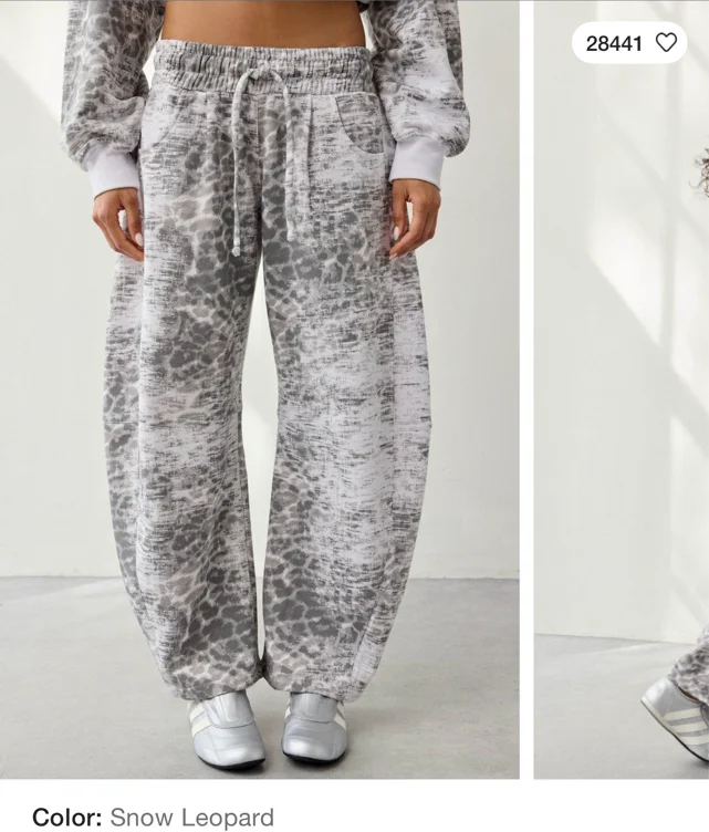 Out From Under Essential Barrel Leg Full Length Sweatpant
