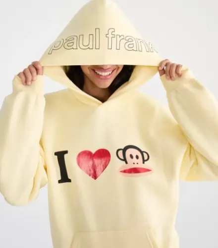 WomenTopsHoodies + SweatshirtsPaul Frank I Heart Julius Oversized Pullover HoodiePaul Frank I Heart Julius Oversized Pullover Hoodie