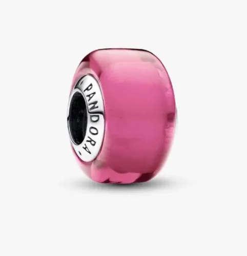 Pink Mini Murano Glass Charm