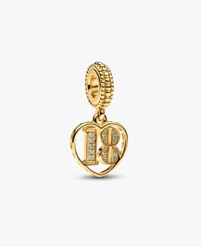 18th Celebration Dangle Charm