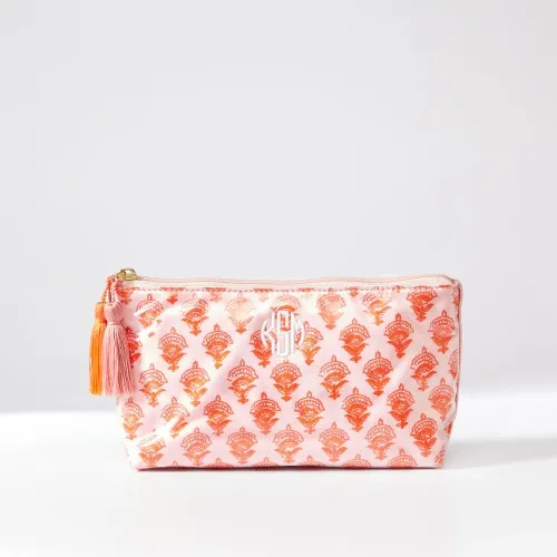 Clear Coated Travel Pouch