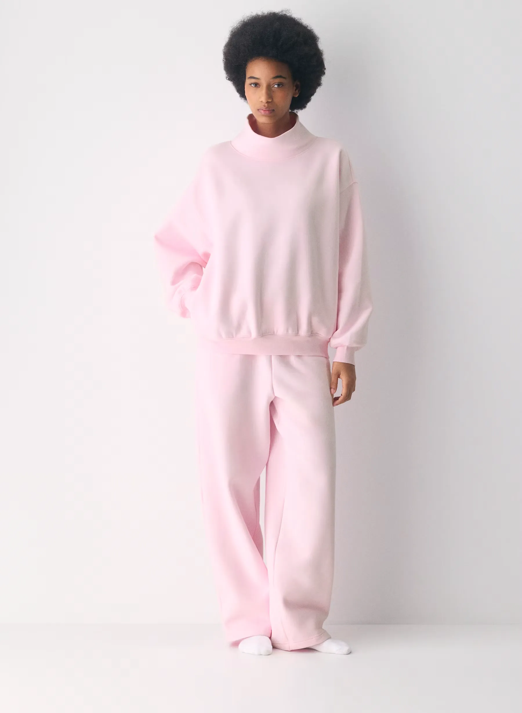 Cozy Sweatfleece Mega Funnel Neck