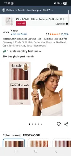 Kitsch jumbo flexible rods