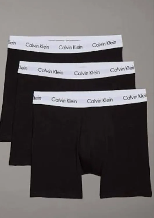 Calvin Klein Black Trunks 3-Pack