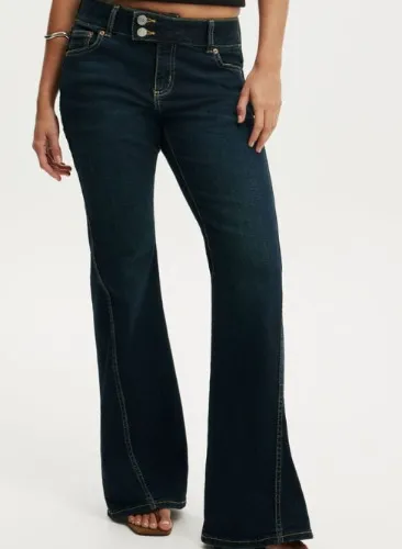 Petite Mid Rise Bootcut Jean