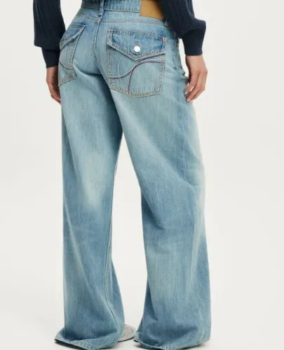 Low Rise Wide Jean