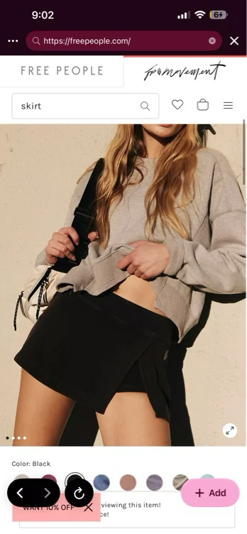 Hot Shot Mini Skort