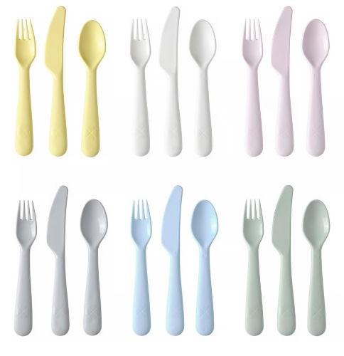 KALAS 18-piece cutlery set - mixed colors