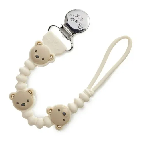 Sweetie Strap Plus Bear, Beaded Paci Strap