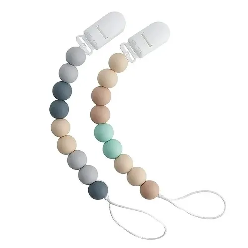 Baby Silicone Pacifier Chain Baby Pacify Toy Molar Lozenge Chain