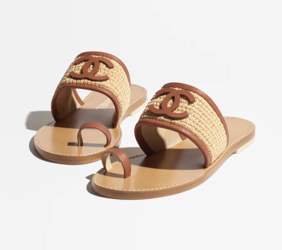 CHANEL Logo Mules