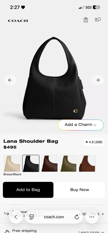 COACH® | Lana Shoulder Bag