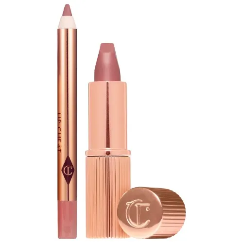 Mini Pillow Talk Lipstick & Liner Set - Pillow Talk