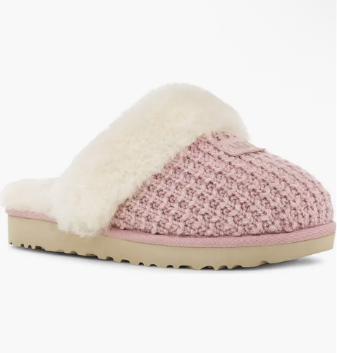 Womens UGG® Cozy Knit Slipper - Pink