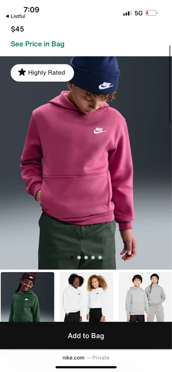 Nike Sportswear Club Fleece Big Kids' Pullover Hoodie