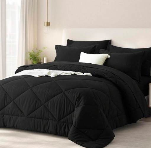 Black comforter