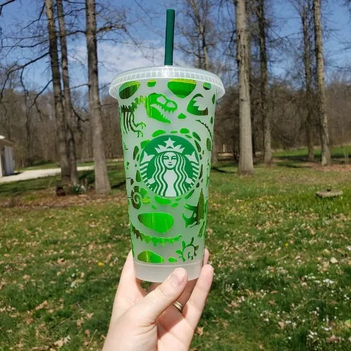 Dinosaur Starbucks Cold Cup