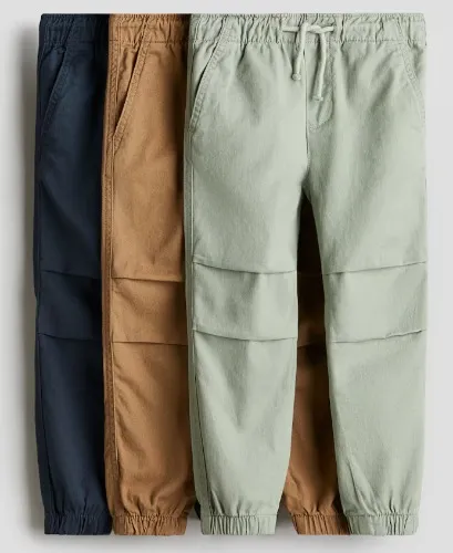3-Pack Cotton Joggers