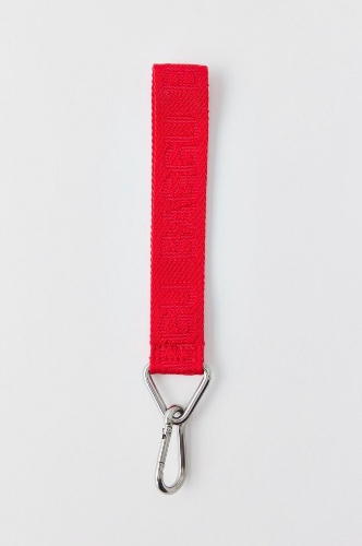 BAGGU UO Exclusive Logo Keychain in Black/White, Women's at Urban Outfitters