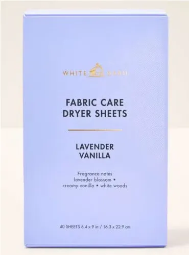 Lavender Vanilla Dryer Sheets 