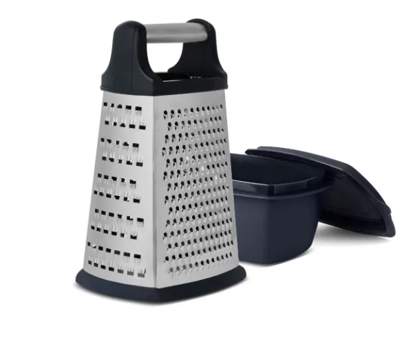 Thyme & Table 2-Piece 4-Sided Stainless Steel Box Grater Set