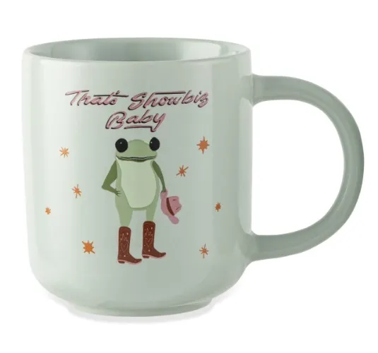 Thyme & Table 16.2 fl oz That's Showbiz Baby Frog in Boots Stoneware Mug