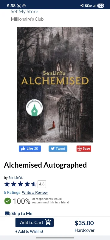 Autographed ALCHEMISED