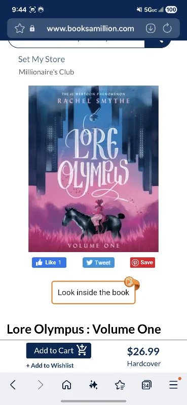 Lore Olympus Vol. 1