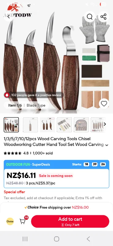 Wood Carving W Gloves