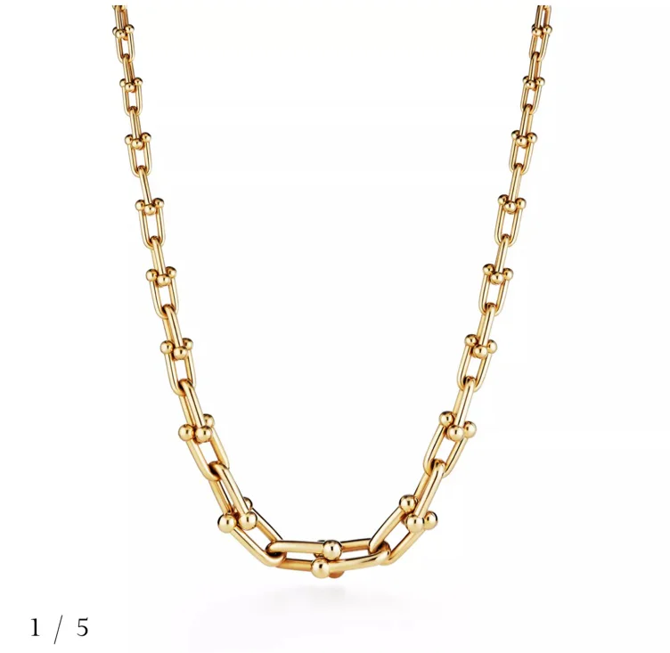 Mom - tiffany HardWear Graduated Link Necklace in Yellow Gold