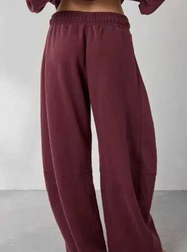 Out From Under Essential Barrel Leg Full Length Sweatpant