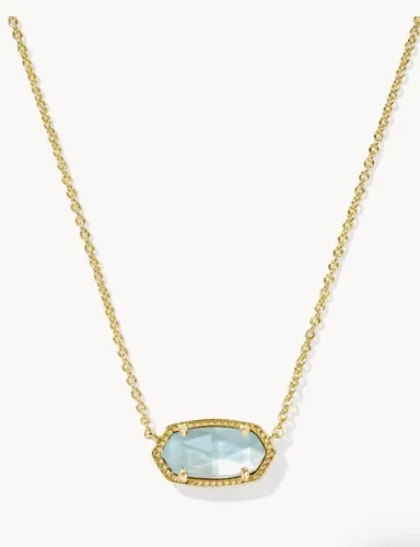 Elisa Gold Pendant Necklace