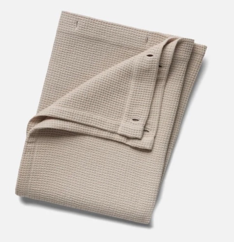 Micro Waffle Shower Curtain