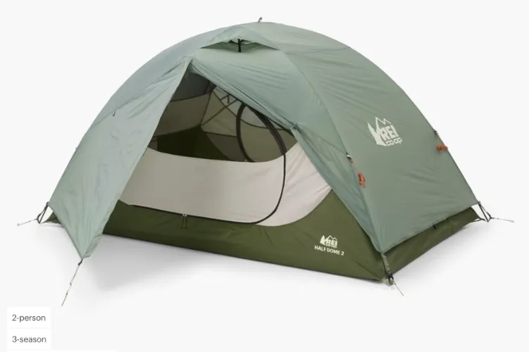 Half Dome 2 Tent with Footprint - Stone Green