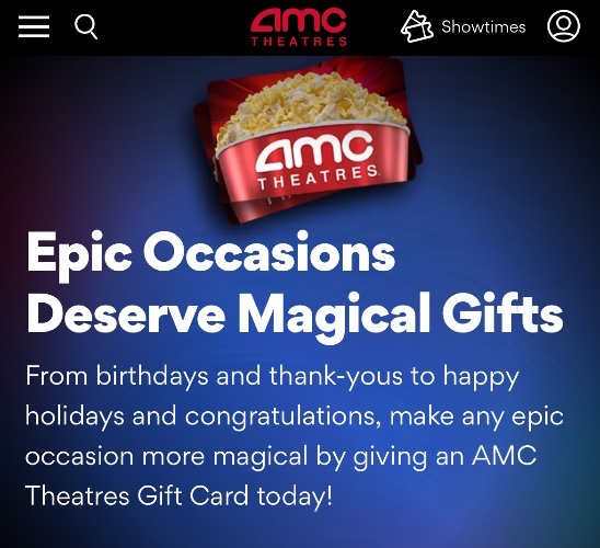  AMC Gift Cards