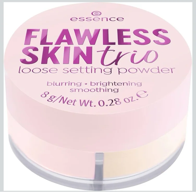Amazon.com : essence | Flawless Skin Loose Setting Powder Trio | 3-in-1 Mattifying, Color Correcting & Eye Brightening | Vegan & Cruelty Free : Beauty & Personal Care
