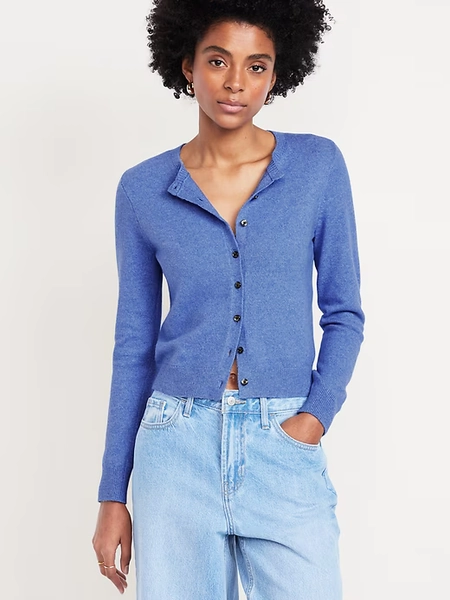 SoSoft Cropped Cardigan Sweater
