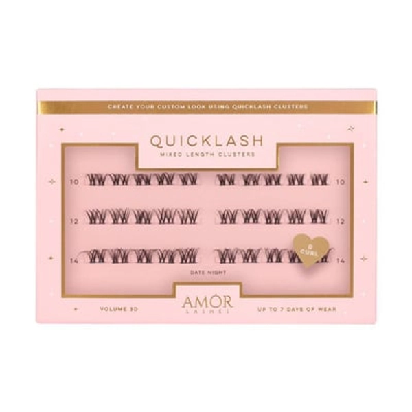 House of Amor Mixed Length Clusters Date Night in Black