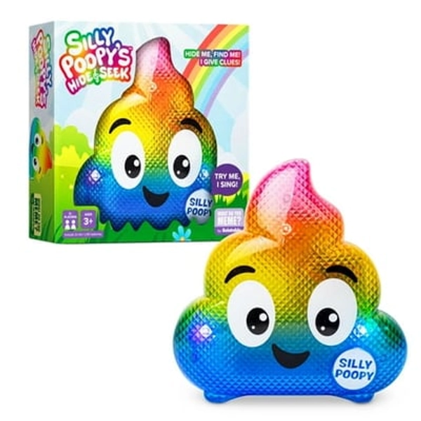 What Do You Meme LLC Silly Poopy s Hide & Seek Kids Game  Electronic Interactive Game for Ages 3+ by What Do You Meme?