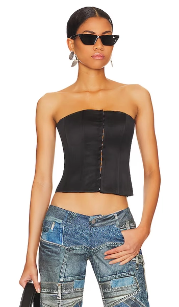 Satin Corset Top